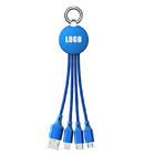 Custom Logo Length 0.15m Fast Charging USB Cables LED Glow Flowing
